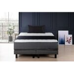 Les tendances - deko dream ensemble matelas + sommiers 180x200 - mousse memoire - 28cm - 5 zones - ferme ...