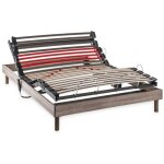 Les tendances - deko dream ensemble matelas + sommier relaxation lectrique comfort samba - 140x200 cm ...
