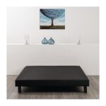 Les tendances - sommier tapissier a lattes 160 x 200 - bois massif noir + pieds - finlandek rakenne Les tendances - sommier tapissier a lattes 160 x 200 - bois massif noir + pieds - finlandek rakenne