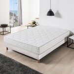 Les tendances - ensemble hyvyys matelas + sommier 140 x 190 - confort equilibre - 550 ressorts - 23 cm ...