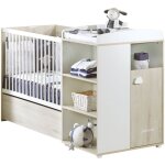 Les tendances - lit combiné 120x60 evolutif en 90x190 en bois Les tendances - lit combiné 120x60 evolutif en 90x190 en bois