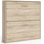 Les tendances - lit escamotable superpos chne clair 2 couchages 90x190 spaky