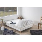 Les tendances - pack pret a dormir top matelas 140x190 cm + sommier + couette + 2 oreillers 60x60 cm ...