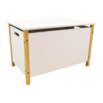 Les tendances - scandiwood coffre a jouets en bois 37, 5 x 60 x36 cm pour enfant