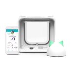 Les tendances - sureflap chatiere connect a puce electronique + hub - idscfwtb1 - blanc Les tendances - sureflap chatiere connect a puce electronique + hub - idscfwtb1 - blanc