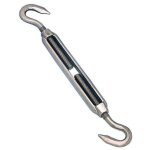 Tendeur crochet crochet m8x120 inox a4 - 1 piece Tendeur crochet crochet m8x120 inox a4 - 1 piece