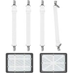 Tendeur drap housse pour linge de lit 4 pi�ces, r�glable sangles draps �lastique sangle de maintien ajustable ...