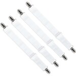 Tendeur drap housse réglable (65cm à 200cm), fixation attache sangle de maintien ajustable pour drap ... Tendeur drap housse réglable (65cm à 200cm), fixation attache sangle de maintien ajustable pour drap ...