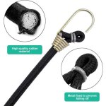 Tendeur elastique avec crochet, 10 pcs 25cm sangles de rangement robustes, universels robustes tendeurs ...