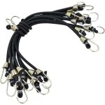 Tendeur elastique avec crochet, 10 pcs 25cm sangles de rangement robustes, universels robustes tendeurs ...