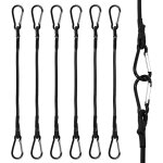 Tendeurs elastique avec mousqueton, 6 pcs robuste tendeur elastique, 30cm tendeurs elastique avec crochets ...