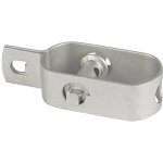 Tendeur de fil de clture lot de 10 plaqu en zinc 120 mm