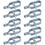 Tendeur grillage, 10 pi�ces tendeur de cl�ture, tendeurs � fil barbel�, tendeur grillage acier galvanis�, ...
