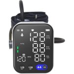 Tensiomtre de bras, grand cran, gros caractres, lisible la nuit, mode double utilisateur, brassard ...