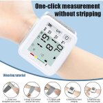 Tensiomtre lectronique au poignet - dtection d'arythmie, grand cran lcd rtroclair, guidage vocal ...