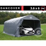 Dancover - tente abri voiture garage pro 3, 6x6x2, 7m pvc avec couvre - sol,