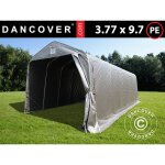 Dancover - tente abri voiture garage pro 3, 77x9, 7x3, 18m pe, gris