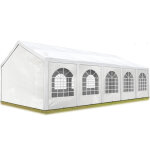 Carpasol - tente barnum de réception 4x10 m pe 450 n bâches blanc / jardin tonnelle pavillon chapiteau ... Carpasol - tente barnum de réception 4x10 m pe 450 n bâches blanc / jardin tonnelle pavillon chapiteau ...