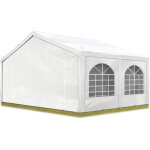 Tente barnum de rception 5x5 m pe 450 n bches blanc / jardin tonnelle pavillon chapiteau