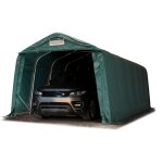 Tente - garage carport 3, 3 x 7, 2 m d'�levage abri agricole tente de stockage b�che pvc 800 n armature ...