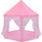 Tente de jeu de princesse rose vidaxl