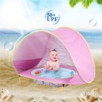 Tente de plage pour b�b�, tente de jeu pour b�b� avec tente de protection contre le soleil anti - uv ...