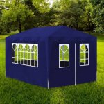 Vidaxl - tente de rception 3x4 m bleu
