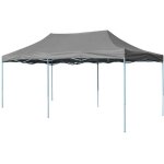 Tente de rception pliable 3 x 6 m anthracite