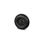 Tente - roue de manutention ppo lm74 - 140 kg - caoutchouc plein - 400 x 100 mm