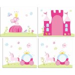 Paris prix - tente textile pour lit 'pino princesse' rose