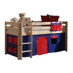 Paris prix - tente textile pour lit 'pino rouge' bleu