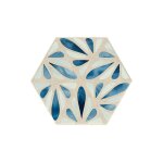 Eiffel art construction ? carrelage hexagonal effet ciment 25x21, 6 cm ? gr�s c�rame r10a mate ? finition ...