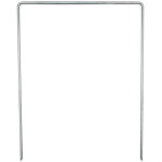 Lot de 10 agrafes de paillage pour toile de paillage ou geotextile - ø 4 mm - hauteur - 25 cm - gris Lot de 10 agrafes de paillage pour toile de paillage ou geotextile - ø 4 mm - hauteur - 25 cm - gris