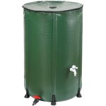 Terre jardin - rcuprateur d'eau de pluie en pvc - 500 l - pliable et anti uv - 500 litres - vert