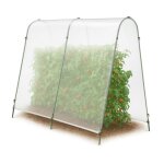 Serre  tomates de jardin - 200x180x120 cm - bche renforce & arceaux acier - protection tomates contre ...