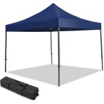 Terre jardin - chapiteau pliant 3x3 m ? tente professionnelle étanche avec housse à roulettes - - bleu ... Terre jardin - chapiteau pliant 3x3 m ? tente professionnelle étanche avec housse à roulettes - - bleu ...