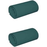 Terre de nuit - lot de 2 draps housse jersey bleu canard bonnet 40 cm 140x200