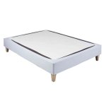Cache - sommier coton jersey gris 120x200 - gris Cache - sommier coton jersey gris 120x200 - gris