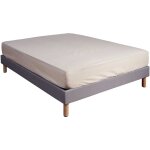Terre de nuit - drap housse 100% coton seigle - bonnet 27 cm 70x190 Terre de nuit - drap housse 100% coton seigle - bonnet 27 cm 70x190