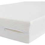 Terre de nuit - housse r�nove matelas coloris blanc 15 cm 90x190