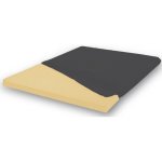 Terre de nuit - housse surmatelas jersey anthracite 100% coton extensible 140x190