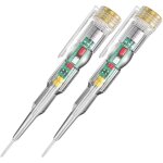 Beijiyi - testers de tension, 2pcs testeur de tension stylo 24 - 250v dtecteur de tension de tournevis ...