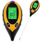 Testeur 4 - en - 1 pour mesure ph, acidit, sunlight, humidit et temprature - jardin, ferme, pelouse, ...
