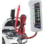 Testeur de batterie automobile, voyant led haute pr�cision 6v 12v analyseur de batterie automatique - ...