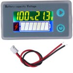 Testeur de capacit de la batterie tester lcd digital affichage de la batterie indicateur de batterie ...