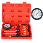 Testeur de compression, testeur de bougie d'allumage, kit d'outils de manom�tre pour tester moto, voiture, ...