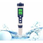 Testeur lectronique de ph - mtre, 5 en 1 ph testeur thermomtre de poche qualit de l'eau ph ec sel ...