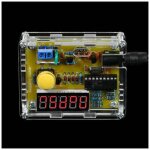 Testeur de frequence bricolage frequencemetre 1hz 50mhz avec boitier transparent