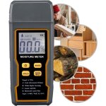 Testeur humidité, analyseur détecteur d'humidité à broche pour bois, le papier, la maçonnerie, les murs ... Testeur humidité, analyseur détecteur d'humidité à broche pour bois, le papier, la maçonnerie, les murs ...