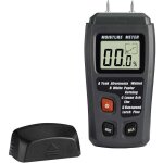 Testeur d'humidit� bois � 2 broches d�tecteur d'humidit� num�rique avec �cran lcd hd hygrom�tre bois ...